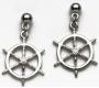 Silver Wheel Earrings Silver Wheel Earrings