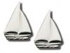 Silver Sailboat Earrings Silver Sailboat Earrings