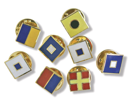 Personalized Code Flag Tie Tack & Pins Personalized Code Flag Tie Tack & Pins