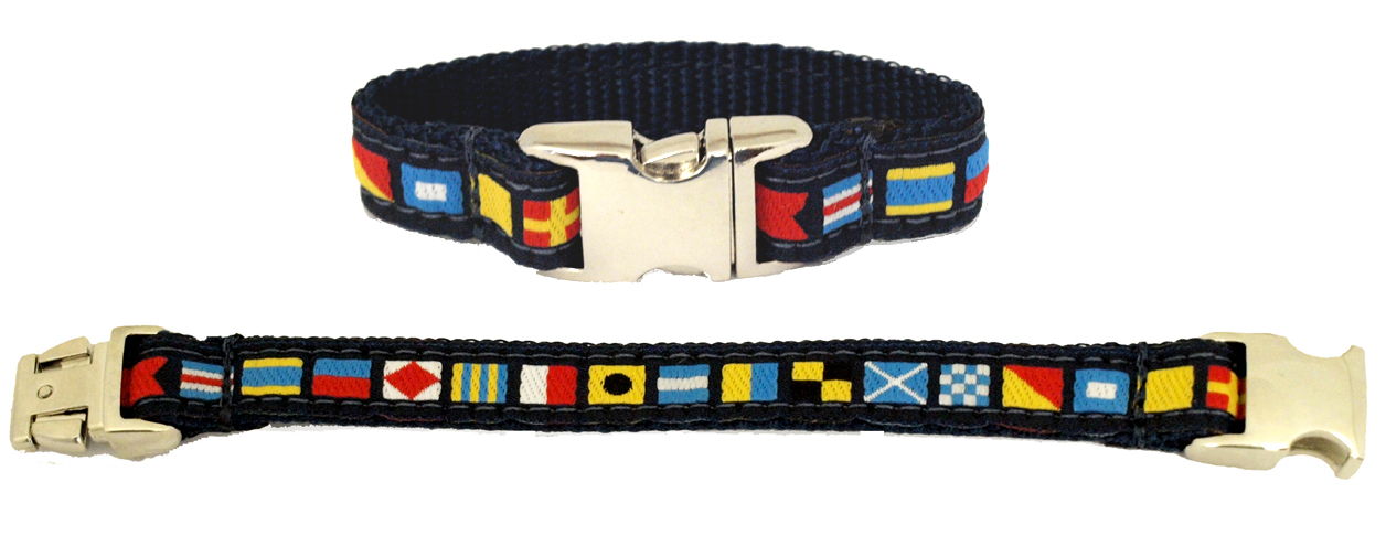 Nautical Code Flag Bracelet Nautical Code Flag Bracelet