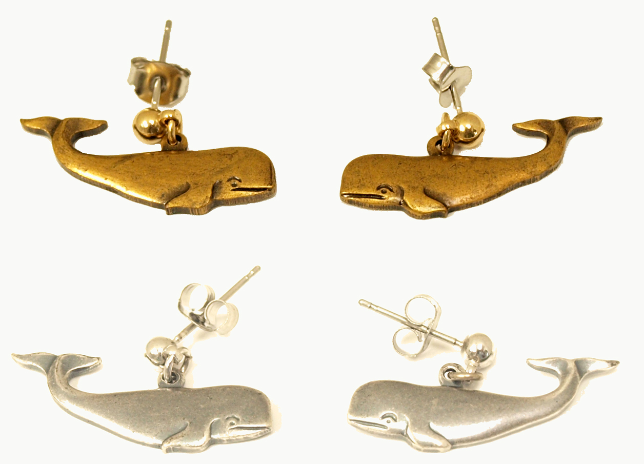 Whales, Copper and Silver Drop Post Whales, Copper and Silver Drop Post